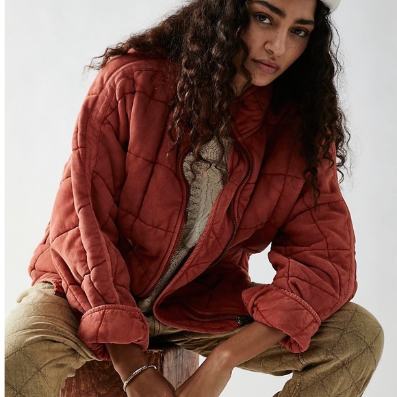 - Free People Dolman Quilted Knit Jacket - Insulated NWT - Picture 4 of 10